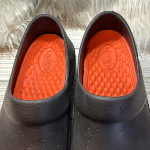 Neria Pro II Literide Work Clogs Black Women’s Size 9 - Picture 3 of 8